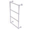 Allied Brass Dottingham Collection 4 Tier 24 Inch Ladder Towel Bar with Groovy Detail DT-28G-24-PC