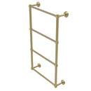 Allied Brass Dottingham Collection 4 Tier 24 Inch Ladder Towel Bar with Groovy Detail DT-28G-24-SBR