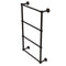 Allied Brass Dottingham Collection 4 Tier 30 Inch Ladder Towel Bar with Groovy Detail DT-28G-30-ORB