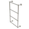Allied Brass Dottingham Collection 4 Tier 30 Inch Ladder Towel Bar with Groovy Detail DT-28G-30-SN