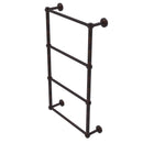 Allied Brass Dottingham Collection 4 Tier 30 Inch Ladder Towel Bar with Groovy Detail DT-28G-30-VB