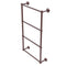 Allied Brass Dottingham Collection 4 Tier 36 Inch Ladder Towel Bar with Groovy Detail DT-28G-36-CA