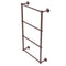 Allied Brass Dottingham Collection 4 Tier 24 Inch Ladder Towel Bar with Twisted Detail DT-28T-24-CA
