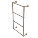 Allied Brass Dottingham Collection 4 Tier 24 Inch Ladder Towel Bar with Twisted Detail DT-28T-24-PEW