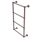 Allied Brass Dottingham Collection 4 Tier 30 Inch Ladder Towel Bar with Twisted Detail DT-28T-30-CA