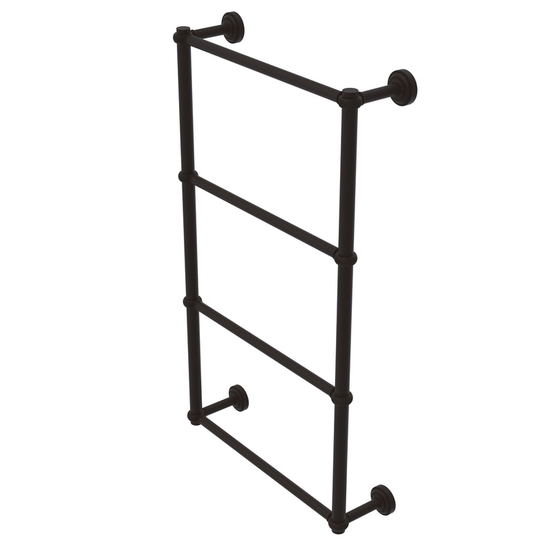 Allied Brass Dottingham Collection 4 Tier 30 Inch Ladder Towel Bar with Twisted Detail DT-28T-30-ORB