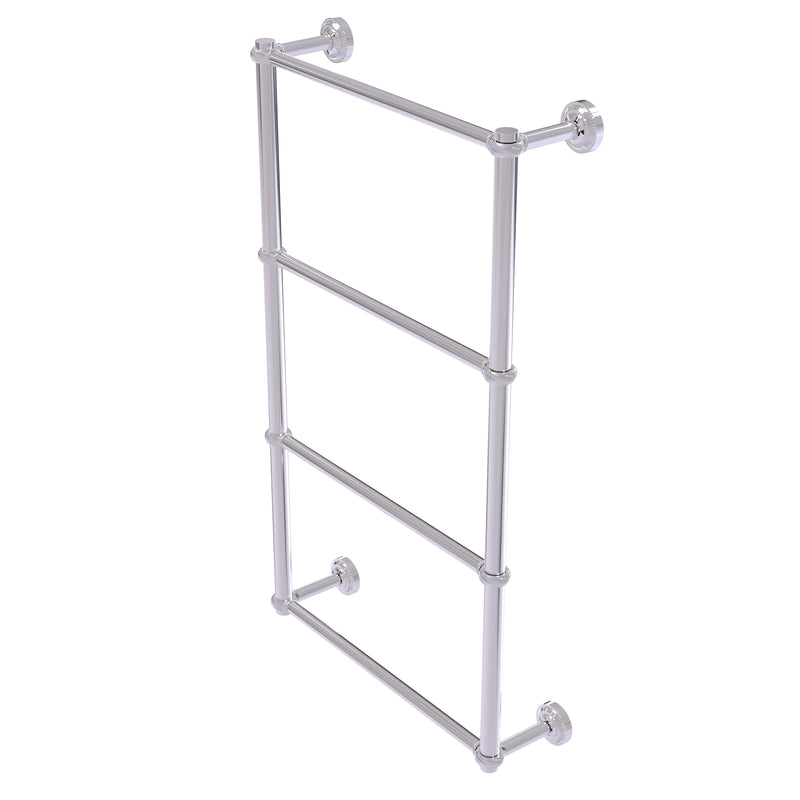 Allied Brass Dottingham Collection 4 Tier 30 Inch Ladder Towel Bar with Twisted Detail DT-28T-30-PC