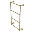 Allied Brass Dottingham Collection 4 Tier 30 Inch Ladder Towel Bar with Twisted Detail DT-28T-30-SBR