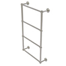 Allied Brass Dottingham Collection 4 Tier 30 Inch Ladder Towel Bar with Twisted Detail DT-28T-30-SN