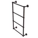 Allied Brass Dottingham Collection 4 Tier 30 Inch Ladder Towel Bar with Twisted Detail DT-28T-30-VB