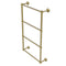 Allied Brass Dottingham Collection 4 Tier 36 Inch Ladder Towel Bar with Twisted Detail DT-28T-36-SBR