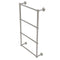 Allied Brass Dottingham Collection 4 Tier 36 Inch Ladder Towel Bar with Twisted Detail DT-28T-36-SN