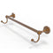 Allied Brass Dottingham Collection 18 Inch Towel Bar with Integrated Hooks DT-41-18-HK-BBR