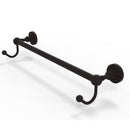 Allied Brass Dottingham Collection 18 Inch Towel Bar with Integrated Hooks DT-41-18-HK-ORB