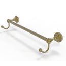 Allied Brass Dottingham Collection 18 Inch Towel Bar with Integrated Hooks DT-41-18-HK-UNL