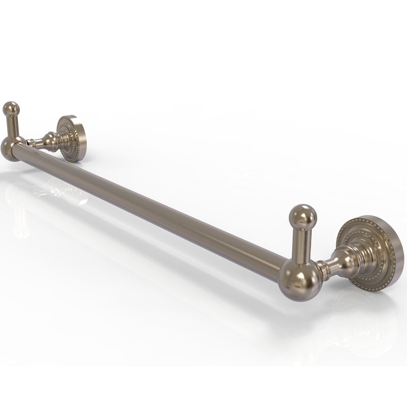 Allied Brass Dottingham Collection 18 Inch Towel Bar with Integrated Hooks DT-41-18-PEG-PEW