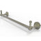 Allied Brass Dottingham Collection 24 Inch Towel Bar with Integrated Hooks DT-41-24-PEG-PNI