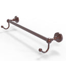 Allied Brass Dottingham Collection 36 Inch Towel Bar with Integrated Hooks DT-41-36-HK-CA
