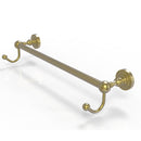 Allied Brass Dottingham Collection 36 Inch Towel Bar with Integrated Hooks DT-41-36-HK-SBR