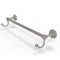 Allied Brass Dottingham Collection 36 Inch Towel Bar with Integrated Hooks DT-41-36-HK-SN