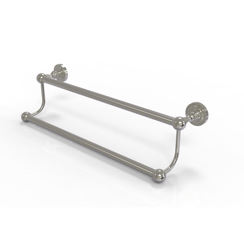 Allied Brass Dottingham Collection 18 Inch Double Towel Bar DT-72-18-SN