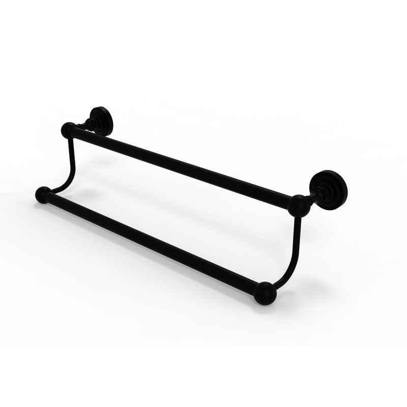 Allied Brass Dottingham Collection 24 Inch Double Towel Bar DT-72-24-BKM