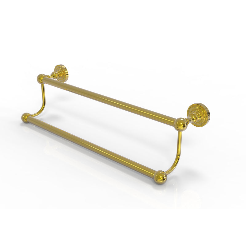 Allied Brass Dottingham Collection 24 Inch Double Towel Bar DT-72-24-PB