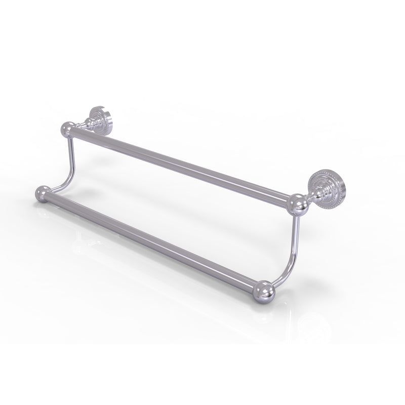 Allied Brass Dottingham Collection 24 Inch Double Towel Bar DT-72-24-SCH