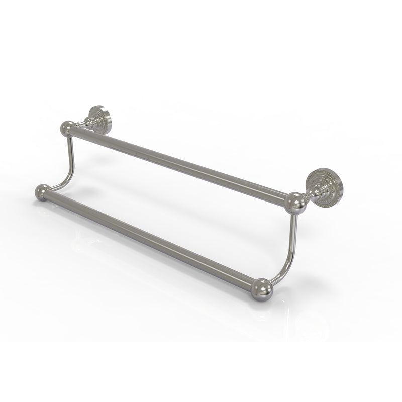 Allied Brass Dottingham Collection 30 Inch Double Towel Bar DT-72-30-SN