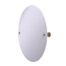 Allied Brass Frameless Oval Tilt Mirror with Beveled Edge DT-91-BBR