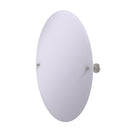 Allied Brass Frameless Oval Tilt Mirror with Beveled Edge DT-91-SN