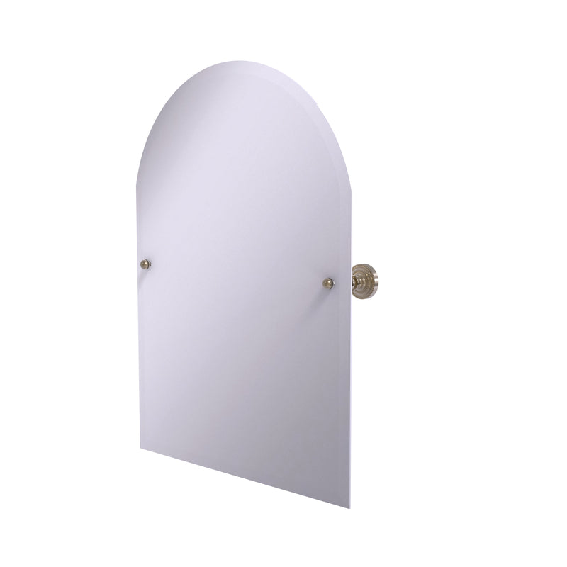 Allied Brass Frameless Arched Top Tilt Mirror with Beveled Edge DT-94-PEW