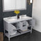 Modern Fittings Winterfell 60" Double Bath Vanity with Calacatta Quartz Top and Square Sinks