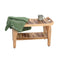 EcoDecor EarthyTeak Tranquility 29" Teak Shower Bench with Shelf