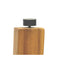 EcoDecor EarthyTeak Serenity 18" Eastern Style Shower Stool with Shelf
