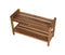 EcoDecor EarthyTeak Classic 35" Shower Bench with Shelf and LiftAide Arms