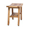 EcoDecor EarthyTeak Satori 28" Teak Shower Bench with Shelf