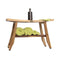 EcoDecor EarthyTeak Satori 28" Teak Shower Bench with Shelf