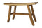 EcoDecors Satori 28" Teak Wood Shower Bench in EarthyTeak Finish