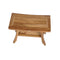EcoDecor EarthyTeak Satori 24" Teak Shower Bench with Shelf