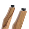 EcoDecor EarthyTeak Satori 24" Teak Shower Bench with Shelf