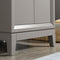 Water Creation Elizabeth 24" Single Sink Carrara White Marble Vanity In Cashmere Gray EL24CW03CG-000000000