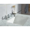 Water Creation Elizabeth 30" Single Sink Carrara White Marble Vanity In Pure White EL30CW01PW-000000000