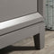 Water Creation Elizabeth 36" Single Sink Carrara White Marble Vanity In Cashmere Gray EL36CW03CG-000000000