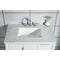 Water Creation Elizabeth 36" Single Sink Carrara White Marble Vanity In Pure White with Matching Mirror and F2-0012-01-TL Lavatory Faucet EL36CW01PW-R21TL1201