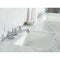 Water Creation Elizabeth 72" Double Sink Carrara White Marble Vanity In Pure White EL72CW01PW-000000000