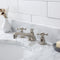Water Creation Embassy 30" Wide Single Wash Stand P-Trap Counter Top with Basin and F2-0009 Faucet included In Polished Nickel PVD Finish EB30D-0509