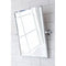 Water Creation Embassy 60" Wide Double Wash Stand P-Trap Counter Top with Basin F2-0012 Faucet and Mirror included In Chrome Finish EB60E-0112