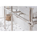 Water Creation Embassy 60" Wide Double Wash Stand and P-Trap included In Polished Nickel PVD Finish EB60B-0500