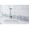 Water Creation Embassy 72" Wide Double Wash Stand P-Trap Counter Top with Basin F2-0013 Faucet and Mirror included In Chrome Finish EB72E-0113
